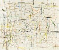 ohne Titel, 2010, Gouache auf Papier, 147 x 173 cm
