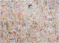 ohne Titel, 2008, Gouache auf Papier, 130 x 150 cm
