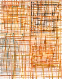 Klares Denken, Versuch, 2007, Gouache auf Papier,100 x 78 cm
