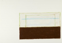 Ohne Titel, 2022, lkreide auf Papier, 29,7 x 42 cm

