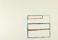 Ohne Titel, 2022, lkreide auf Papier, 29,7 x 42 cm
