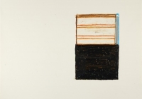 Ohne Titel, 2022, lkreide auf Papier, 29,7 x 42 cm	
