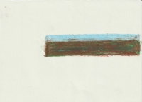 Ohne Titel, 2023, lkreide auf Papier, 14 x 20 cm
