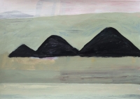 Ohne Titel, 2025, Acryl auf Papier, 21 x 29,5 cm
