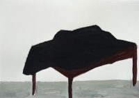 Ohne Titel, 2025, Acryl auf Papier, 21 x 29,5 cm
